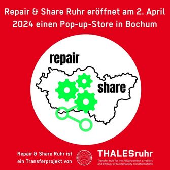 Repair & Share Ruhr eröffnet Pop-up-Store in Bochum